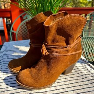 MIA heeled leather booties